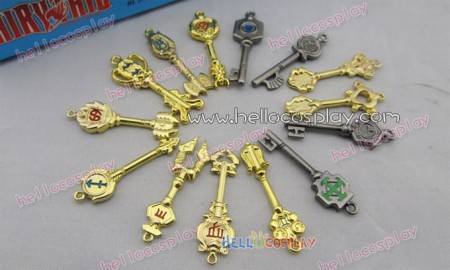 Fairy Tail Keys Zodiac Keychains Box 14 sets