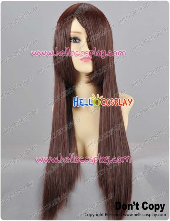 Brown Straight Cosplay Wig 70cm