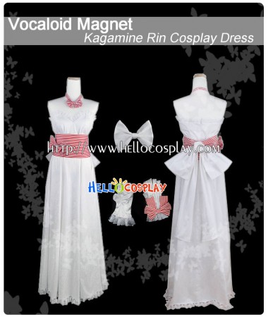 Kagamine Rin Cosplay Long Dress From Vocaloid Magnet