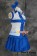 Fairy Tail Cosplay Lucy Heartfilia White Blue Dress Costume