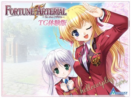 Fortune Arterial School Girl Cosplay Uniform