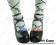 Black Crisscross Ankle Strap Chunky Princess Lolita Shoes