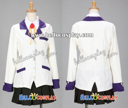 Angel Beats! Cosplay Kanade Tachibana Costume Angel Uniform