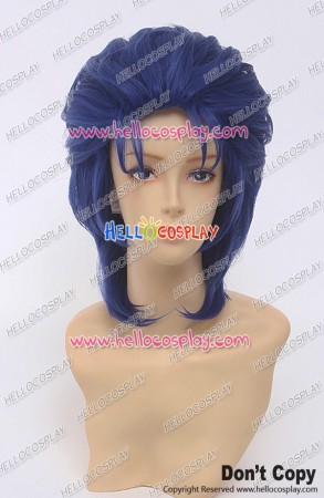 JoJo's Bizarre Adventure Cosplay Jonathan Joestar Wig Short Blue