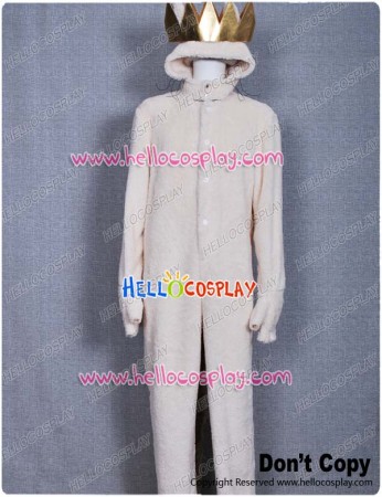 Where the Wild Things Are Wolf Max Records Costume Jumpsuit