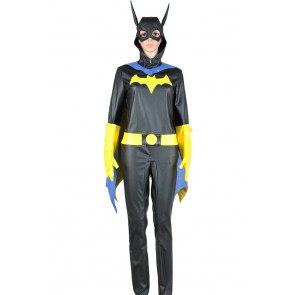 Batgirl Supergirl Barbara Gordon Jumpsuit Cosplay Costume