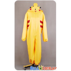 Pokemon Cosplay Pikachu Jumpsuit Costume