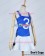 One Piece Cosplay Nami Plain White Blue Dress Costume