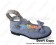 Matt Purple Pop Crossing Straps Chunky Princess Lolita Shoes