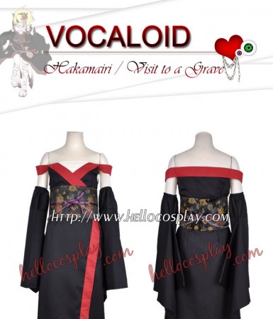 Vocaloid 2 Cosplay Hakamairi Kagamine Rin/Len Dress
