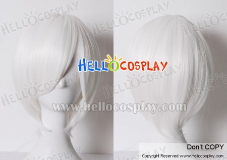 White 006 Short Cosplay Wig