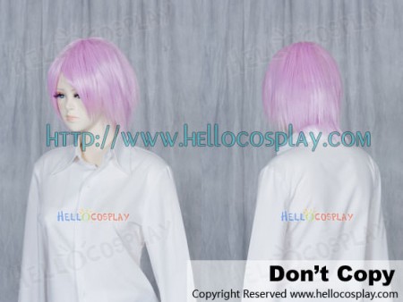 Pink Purple Short Cosplay Wig