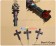 Dragon Nest Cosplay Cleric Hyakki Chain Shield Weapon Full Set