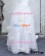 Sailor Moon Cosplay Usagi Tsukino White Rose Costume Formal Dress