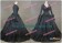 Victorian Gothic Lolita Ball Gown Prom Brocade Black Dress