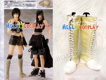 Final Fantasy Cosplay Yuffie Kisaragi Boots Yellow