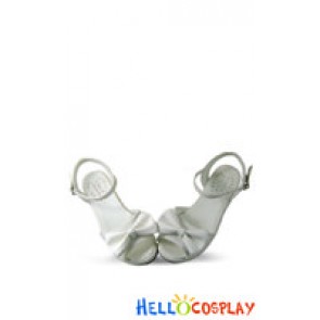 White Bow Platform Princess Lolita Sandals