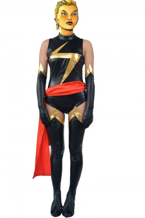 Captain Marvel Ms. Marvel Carol Danvers Cosplay Costume