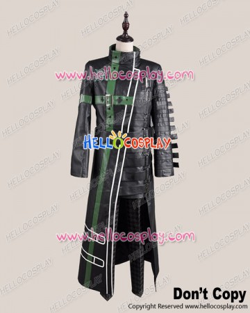 Amnesia Cosplay Kent Kento Costume Black Green Coat Uniform