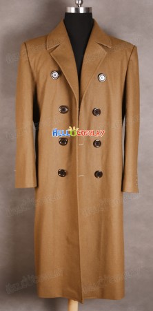 Brown Wool Costume Trench Coat