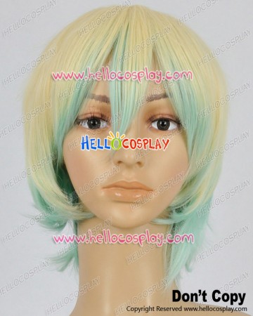 Makai Ouji Devils And Realist Cosplay Camio Gaston Yellow Green Wig