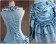 Southern Belle Lolita Ball Gown Prom Dress Skirt Blue Dress