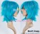 Light Blue Short Wig 001