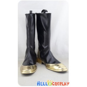 Touken Ranbu Cosplay Shoes Nakigitsune Boots Black