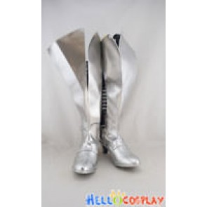 Vindictus Cosplay Shoes Kay Boots Silver