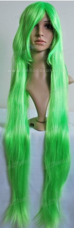 Green Cosplay Long Wig 001