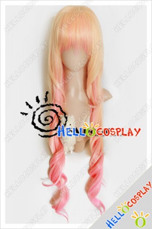 Macross Frontier Cosplay Sheryl Nome Pink Wig