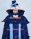 Karneval Cosplay Kiichi Blue Cloak Uniform Costume