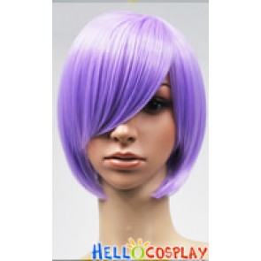 Purple Blue Bobo Cosplay Short Wig