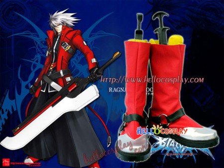 BlazBlue Cosplay Ragna The Bloodedge Boots