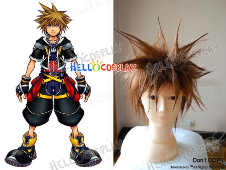 Kingdom Hearts Sora Cosplay Wig