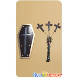 Dragon Nest Cosplay Cleric Hyakki Chain Shield Weapon Full Set