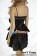 Party Cosplay Black Cape Lady Sling Dress Uniform Costume