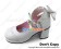 Lolita Shoes White Lace Ankle Strap Scalloped Feminine Sweet Chunky