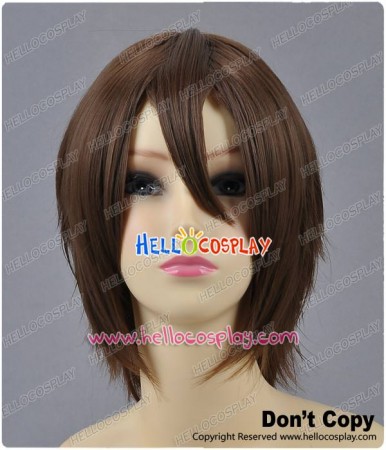 Brown Gold Short Layered Cosplay Wig