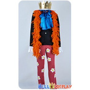 One Piece Cosplay Two Years Later Brook Burukku Costume Orange Scarf