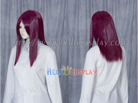 Purple Red 50cm Cosplay Straight Wig