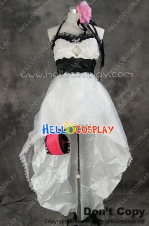 Vocaloid 2 Cosplay Megurine Luka White Dress Costume