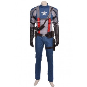 Captain America 1 Steve Rogers Cosplay Costume Uniform