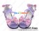 Purple Pink Bows Instep Straps Chunky Princess Lolita Shoes