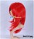 Bright Red Cosplay Wavy Wig