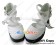 Elegant White Crossing Straps Platform Princess Lolita Shoes