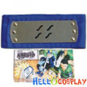 Naruto Cosplay Ninja Kirigakure Blue HeadBand