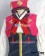 Monster Hunter 3rd Cosplay Nadesiko Uniform Costume Red Ver Gold