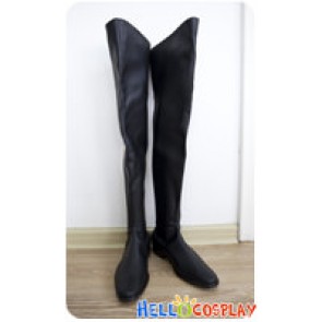 Code Geass Cosplay Suzaku Kururugi Long Black Boots