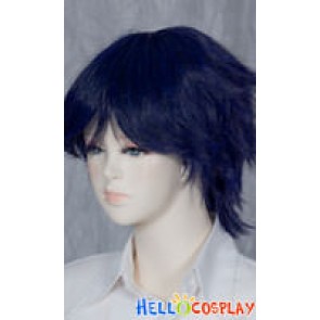 Midnight Blue Cosplay Short Layer Wig